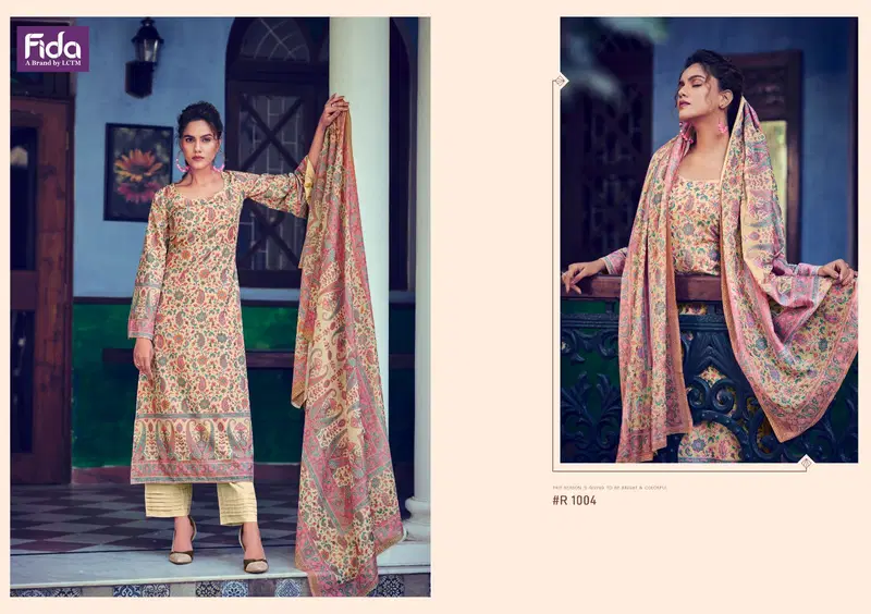 Rahat By Fida 1001 To 1006 Printed Cotton Dress Material Wholesale Shop In Surat 
